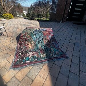 Multicolor Celtic Knot Tapestry Throw